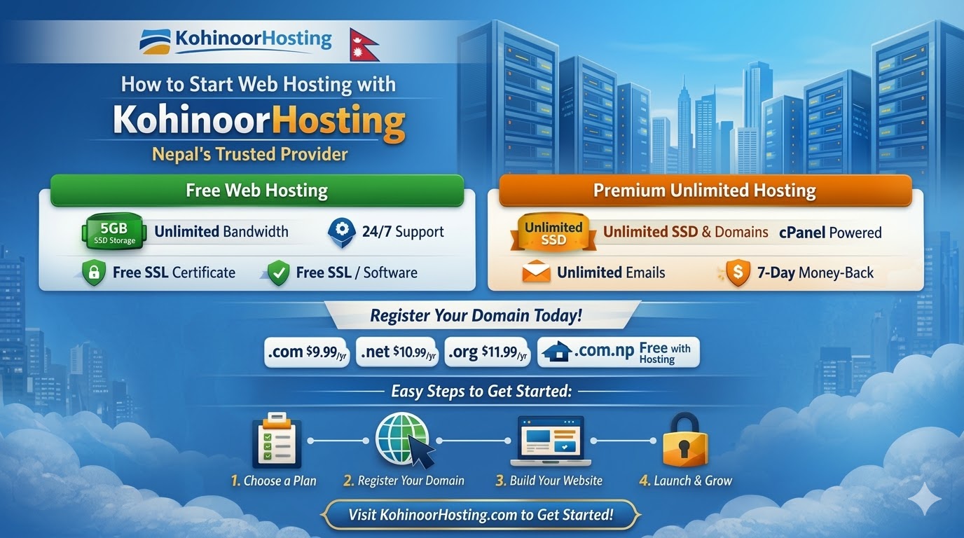 How To Get Free Web Hosting in Nepal 2026