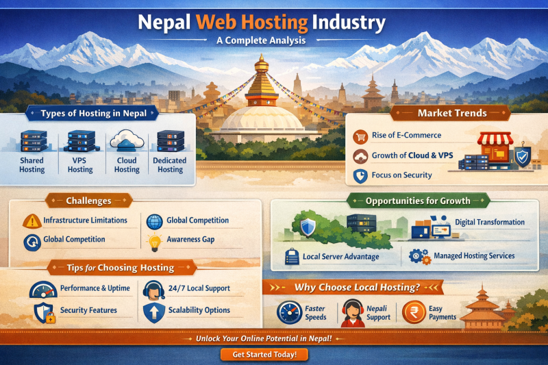 Nepal Web Hosting Industry: A Complete Analysis